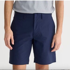 J. Crew Navy Blue  9" tech shorts size 36 NWT
